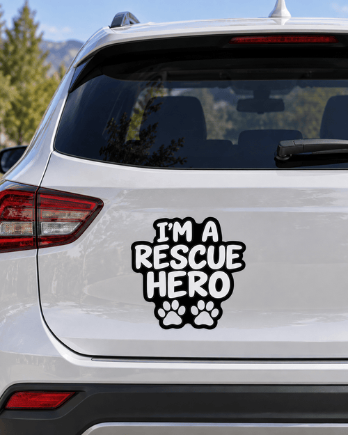 Rescue Hero Car Magnet