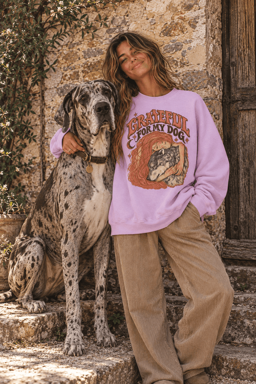 Boho Wolf Vintage Washed Jersey