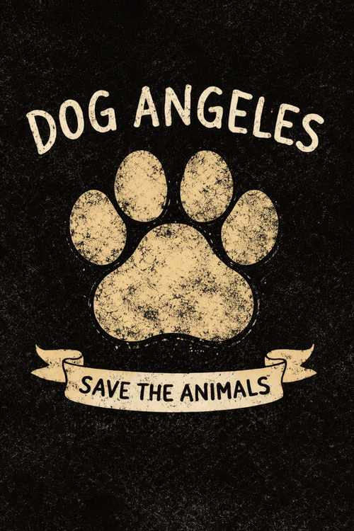 Vintage Dog Angeles Crewneck Sweatshirt (ALL PROFIT DONATED)