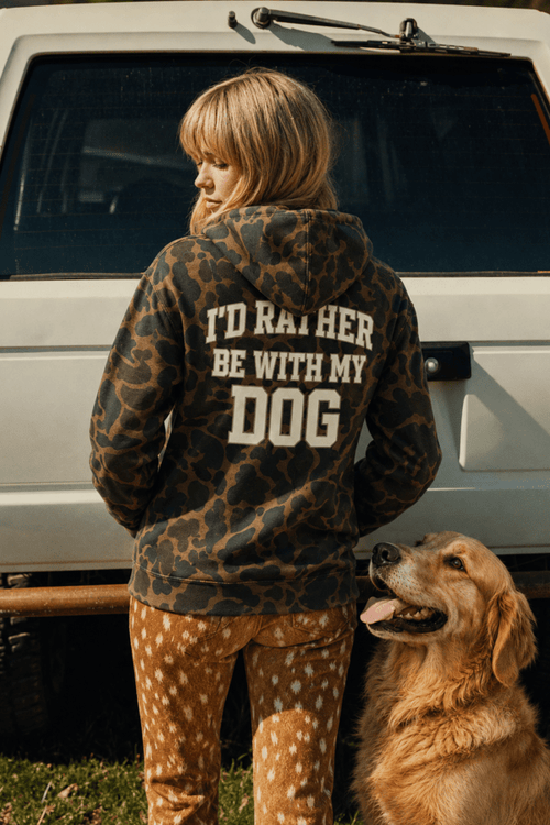 Camo Varsity Heavyweight Hoodie