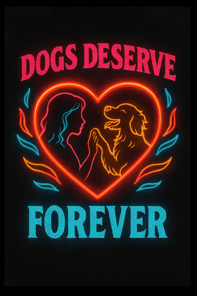Dogs Deserve Forever Triblend Uni T