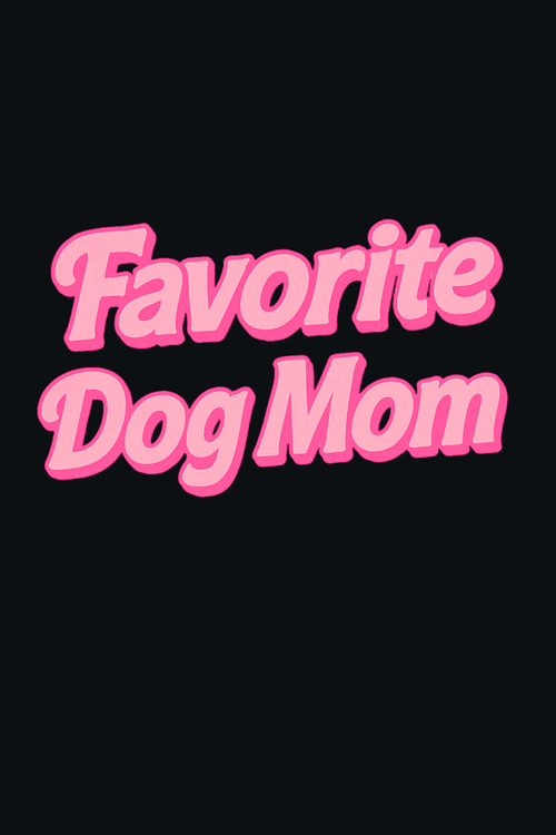 Favorite Dog Mom Ladies Crop Hoodie