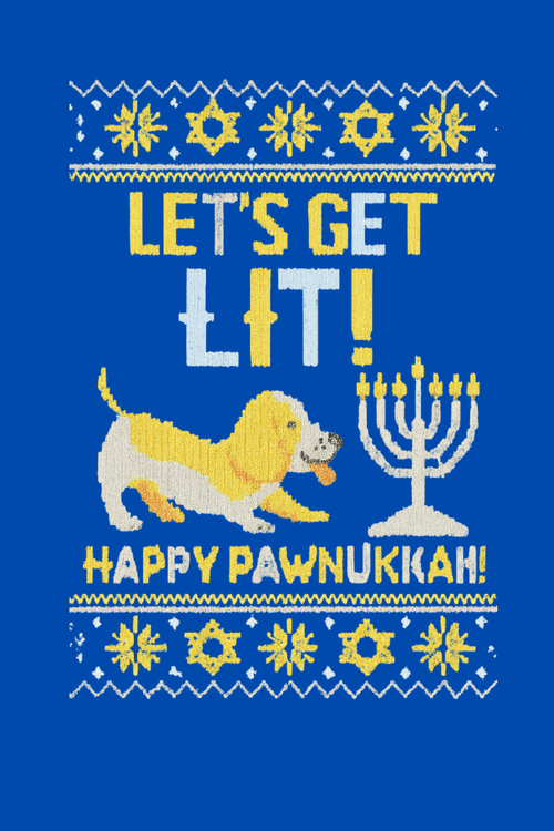 Let's Get Lit Pawnukkah Crewneck Sweatshirt