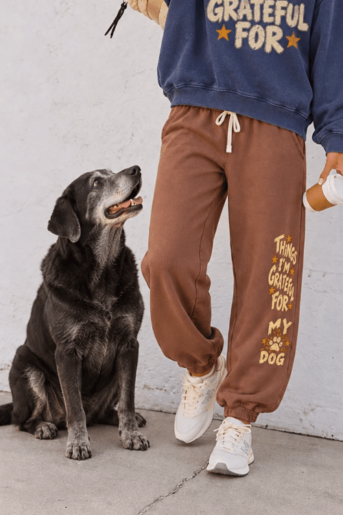Boho Grateful Vintage Washed Uni Joggers (Single)