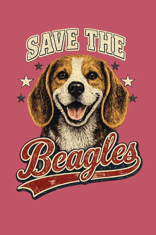 Save the Beagles USA BFP Pigment Dyed T (All Profit Donated)