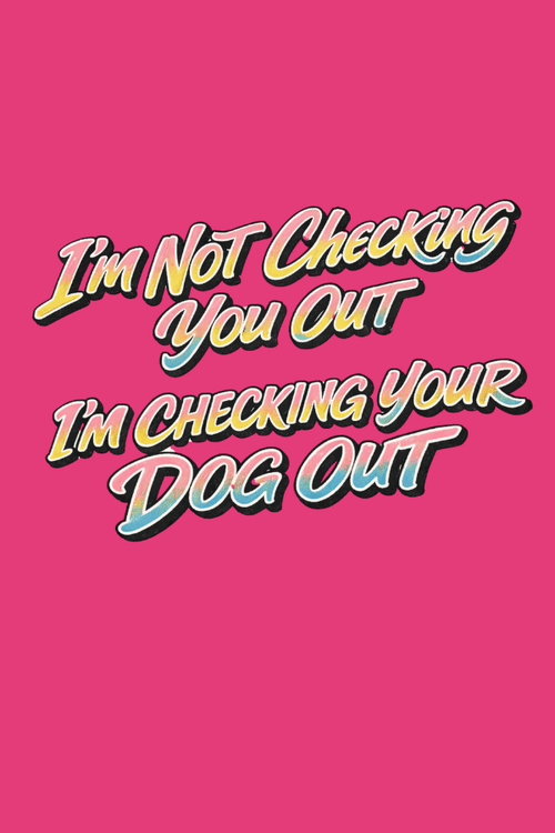 Checking Your Dog Crewneck Sweatshirt