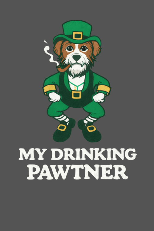Drinking Pawtner Crewneck Sweatshirt