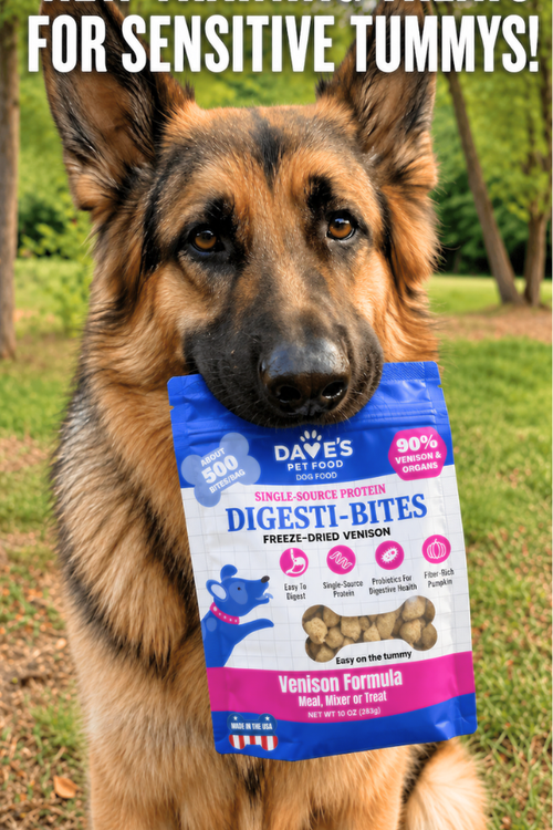 Dave's Digesti-Bites Venison Formula Dog Treats /10 oz