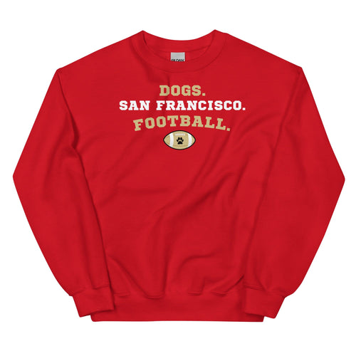 SF & Dogs Crewneck Sweatshirt (Unisex)