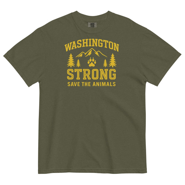 Washington Strong Vintage Pigment Dyed T (ALL PROFIT DONATED) – I'd ...