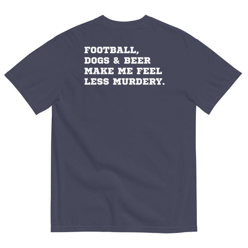 Dogs & Football Pigment T (Unisex)