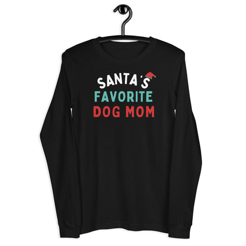 Santa's Dog Mom LS Tee (Unisex)