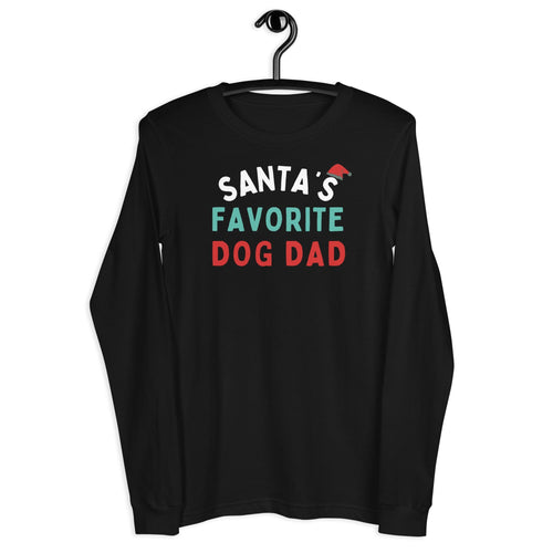 Santa's Dog Dad LS Tee (Unisex)