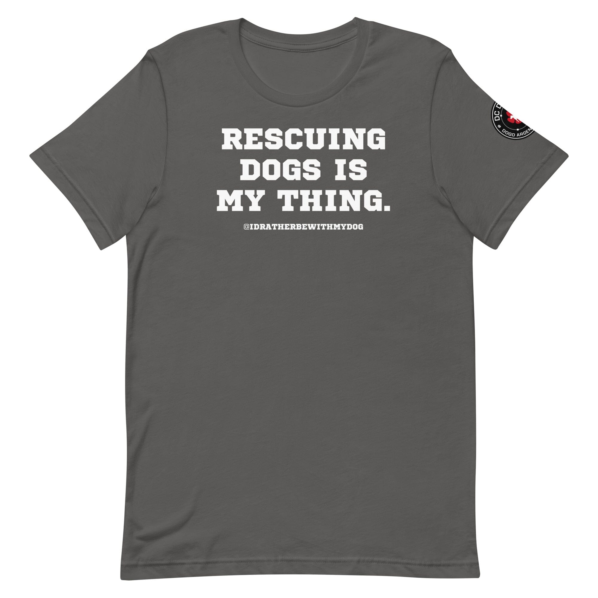 RESCUING DOGS IS MY THING DC Dogo Uni T