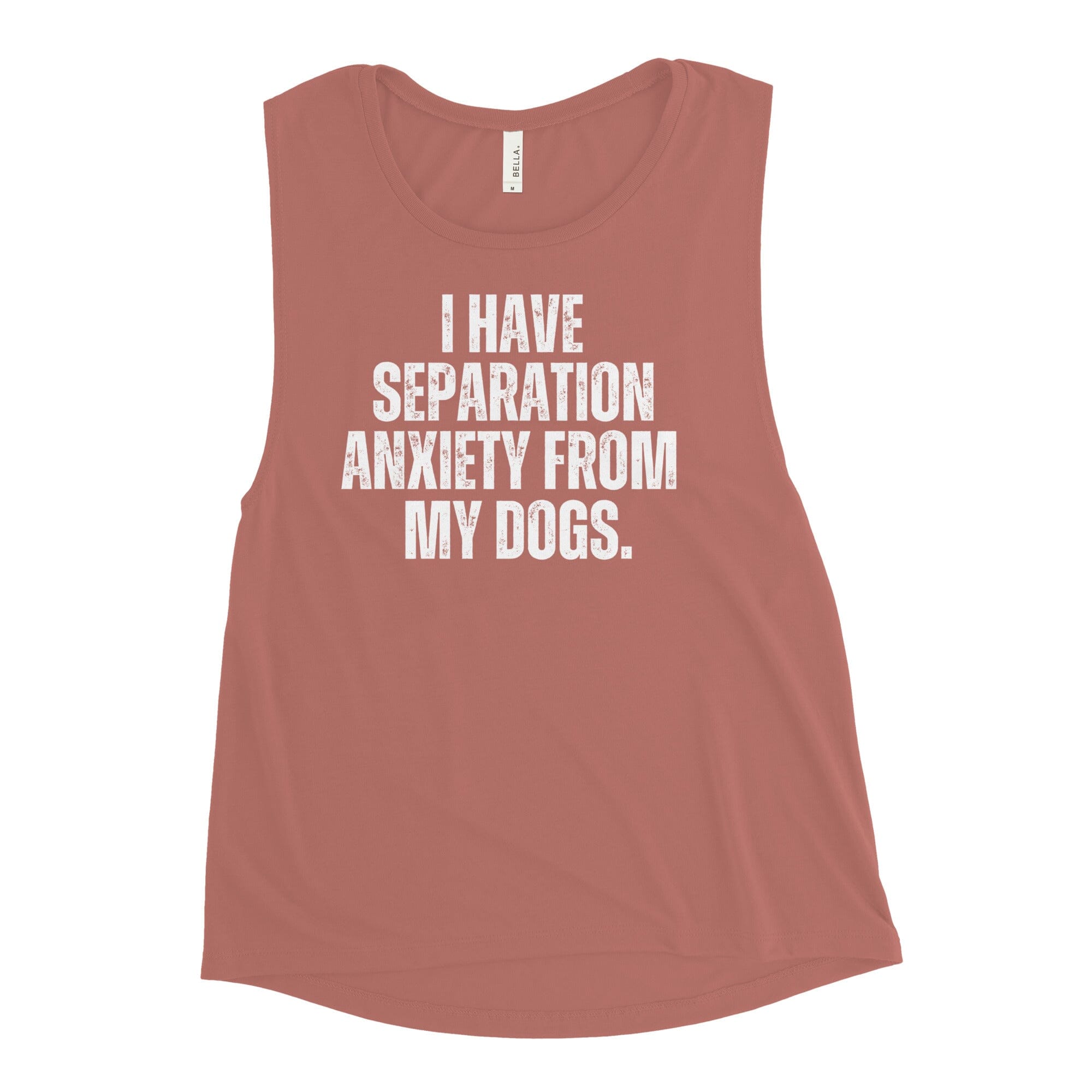 Separation Anxiety Ladies Muscle Tank