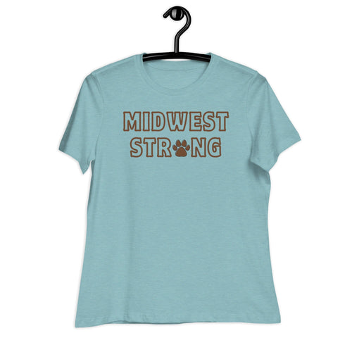 Midwest Strong Ladies T (100% Profit Donated)