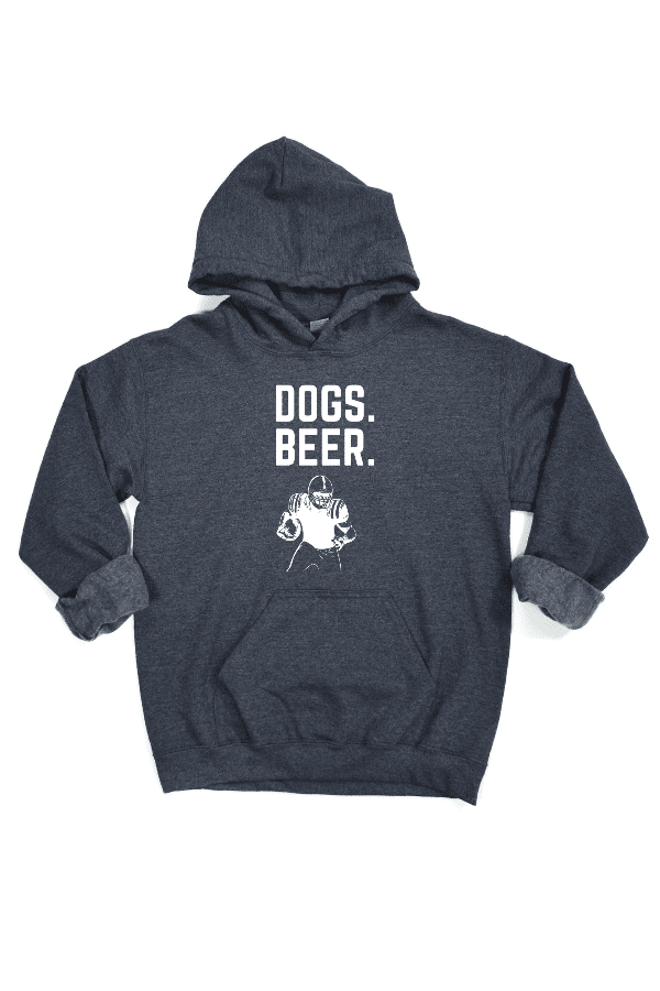 Dogs Beer Football Unisex Hoodie
