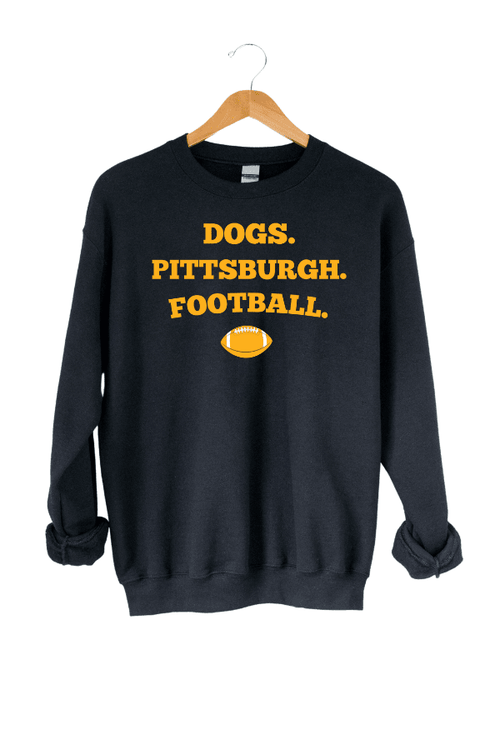 Pittsburgh Football Crewneck Sweatshirt (UNTIL 2/10)