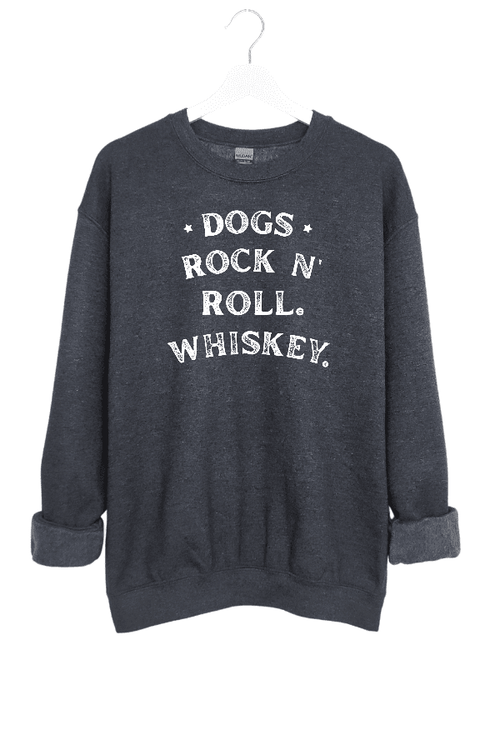 Dogs & Rock Crewneck Sweatshirt (Unisex)