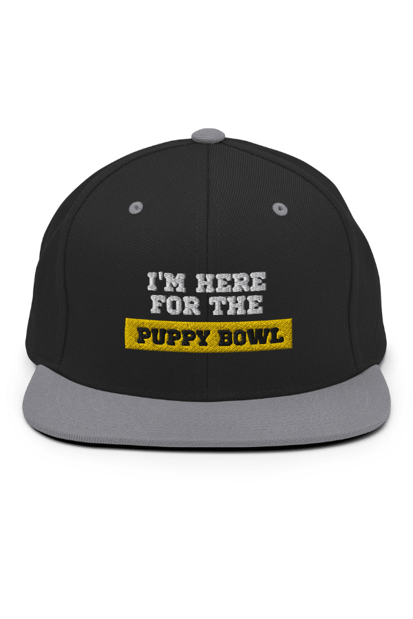 Puppy Bowl Snapback Hat