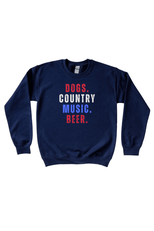 Dogs & Country Music Unisex Sweatshirt