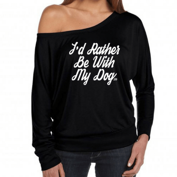 Solid Black Long Sleeve Flowy T